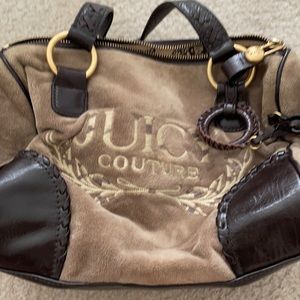 vintage juicy couture bag stains on back :(